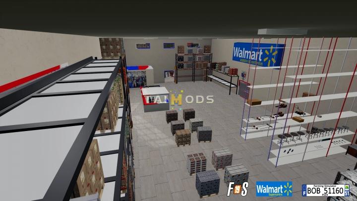 FS19 - Walmart Supermarket V2.0 (1.7) FS19 - Walmart Supermarket V2.0 (1.7)