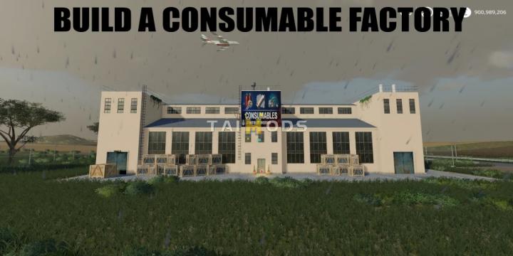 FS19 - Build A Consumables Factory V1.0 (1.7) FS19 - Build A Consumables Factory V1.0 (1.7)