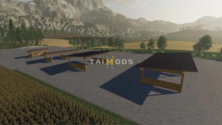 FS19 - Log Sheds V1.0 (1.7) FS19 - Log Sheds V1.0 (1.7)