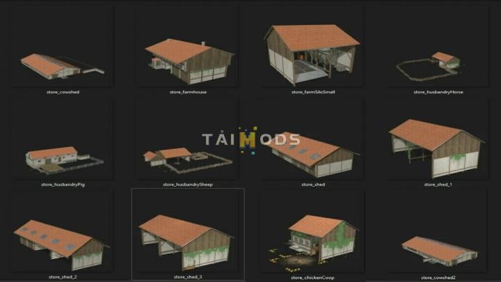 FS19 - Timbered Farmpack V1.0.0.4 (1.7)