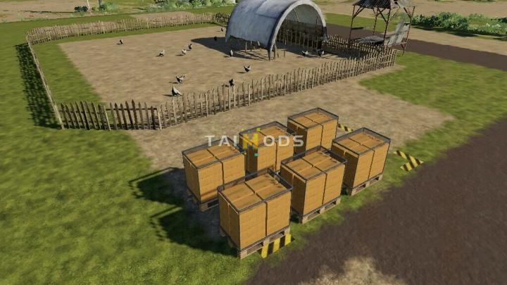 FS19 - Sosnovka Chicken Pen V1.5 (1.7) FS19 - Sosnovka Chicken Pen V1.5 (1.7)