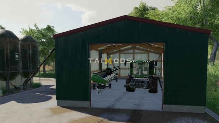 FS19 - Hall With Gate V1.1 (1.7) FS19 - Hall With Gate V1.1 (1.7)