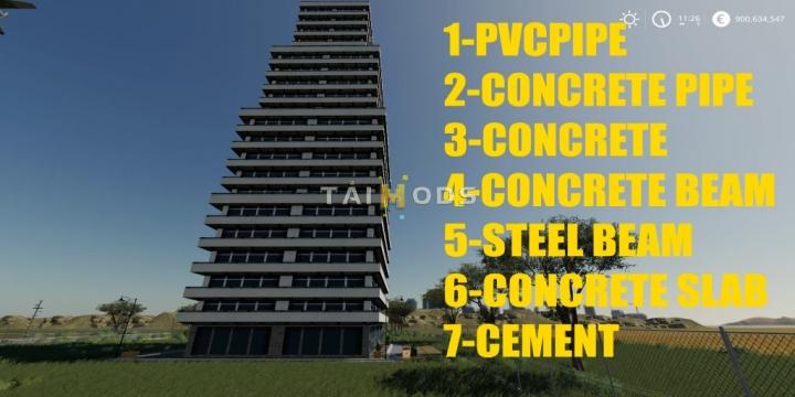 FS19 - Build A Big Tower 02 V1.0 (1.7) FS19 - Build A Big Tower 02 V1.0 (1.7)