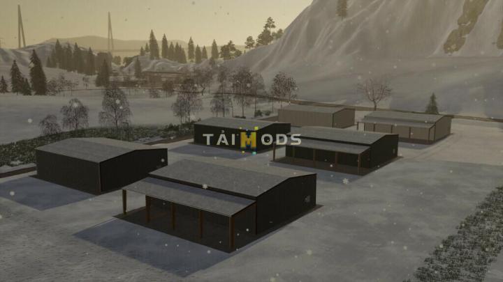 FS19 - Placeable Hangar Pack V1.1 (1.7) FS19 - Placeable Hangar Pack V1.1 (1.7)