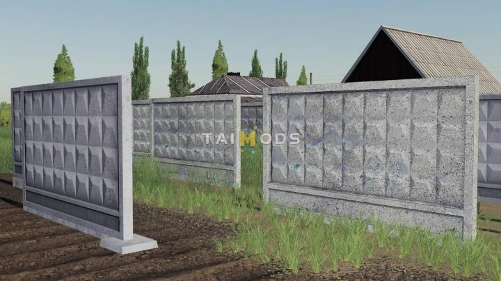 FS19 - Concrete Fence PO-2 V1.0 (1.7) FS19 - Concrete Fence PO-2 V1.0 (1.7)
