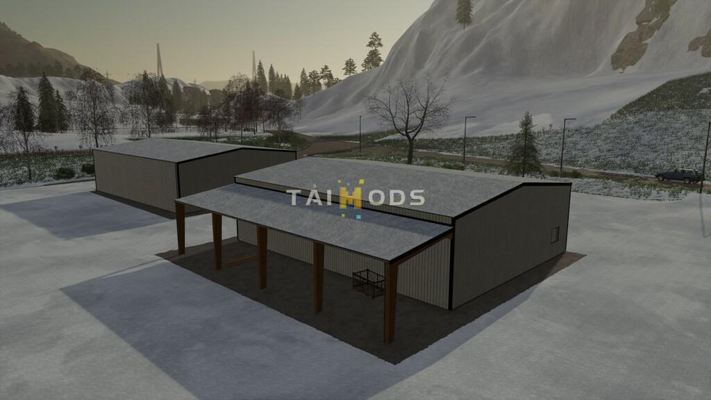 FS19 - Placeable Hangar Pack V1.0 (1.7) FS19 - Placeable Hangar Pack V1.0 (1.7)