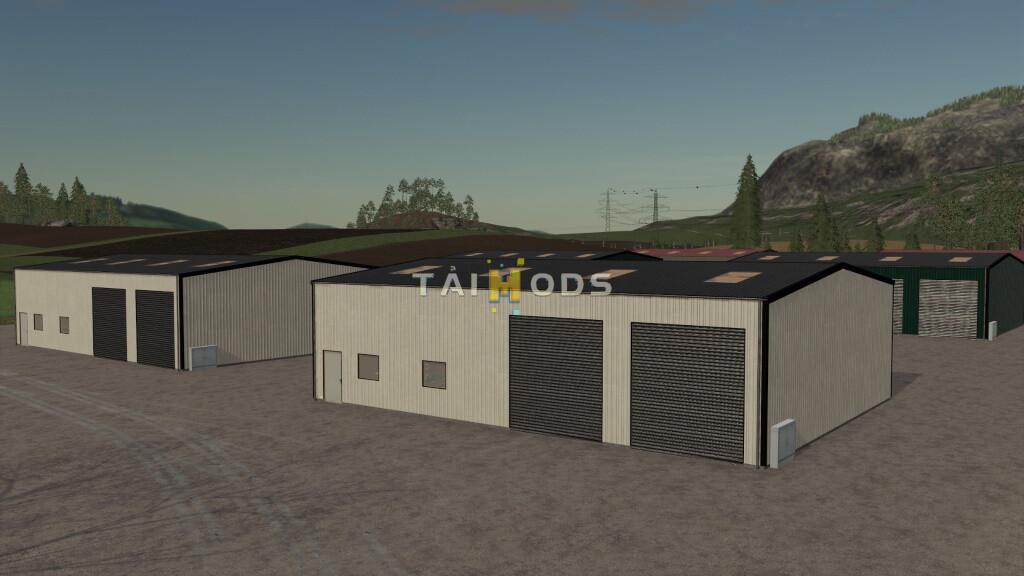 FS19 - Placeable Hangar Pack V1.0 (1.7) FS19 - Placeable Hangar Pack V1.0 (1.7)