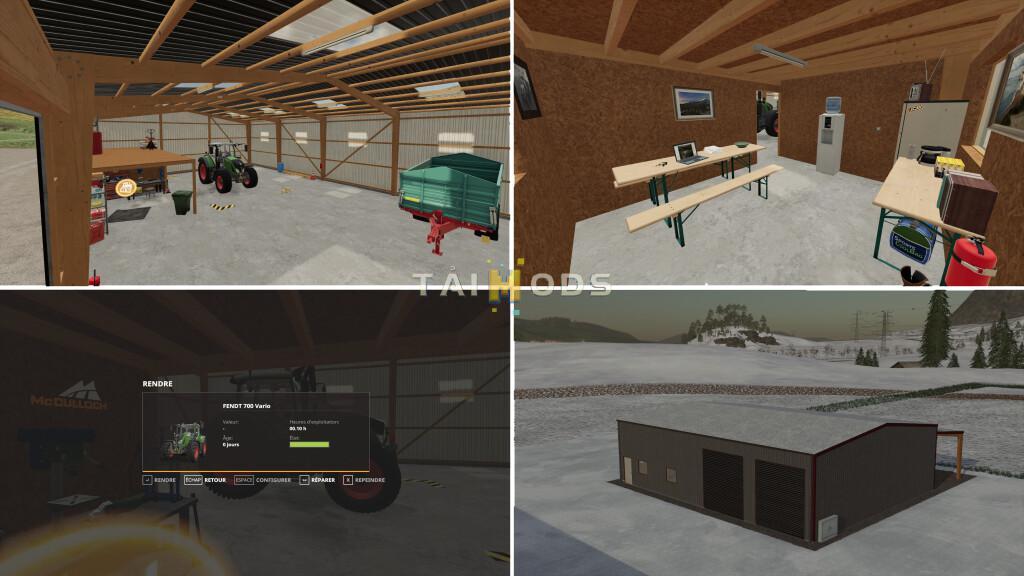 FS19 - Placeable Hangar Pack V1.0 (1.7) FS19 - Placeable Hangar Pack V1.0 (1.7)