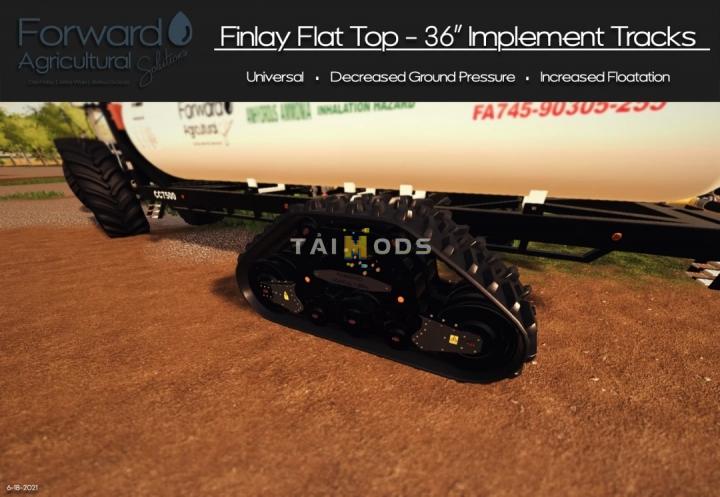 FS19 - Finlay Flat Top - 36 Implement Tracks V1.0 (1.7) FS19 - Finlay Flat Top - 36 Implement Tracks V1.0 (1.7)