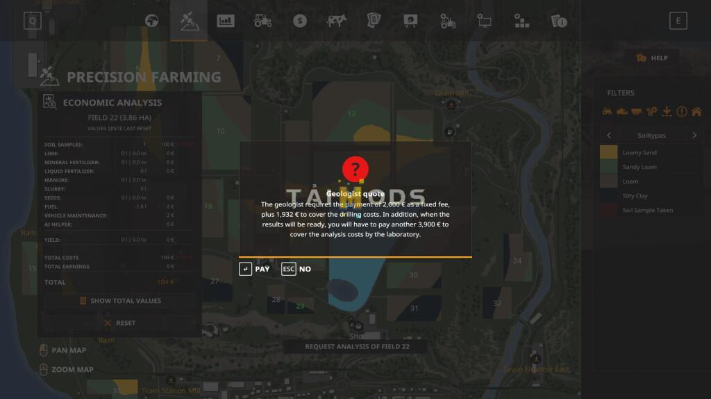 FS19 - Precision Farming Addon V1.1 (1.7) FS19 - Precision Farming Addon V1.1 (1.7)