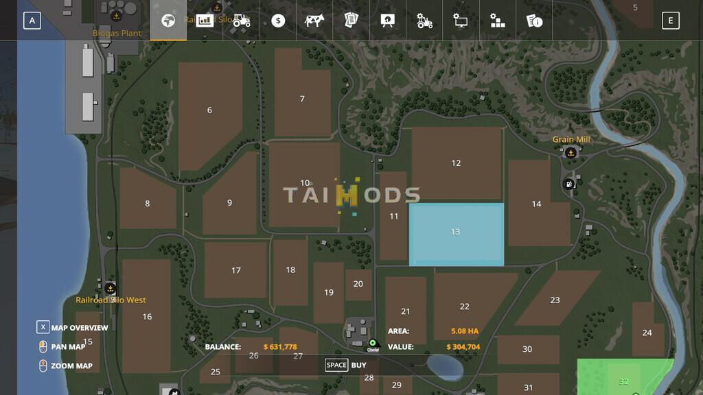 FS19 - Additional Field Info V1.0.2.3 (1.7)