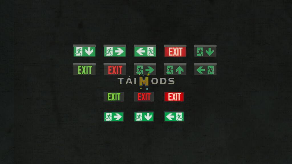 FS19 - Exit Sign (Prefab) V1.0 (1.7) FS19 - Exit Sign (Prefab) V1.0 (1.7)