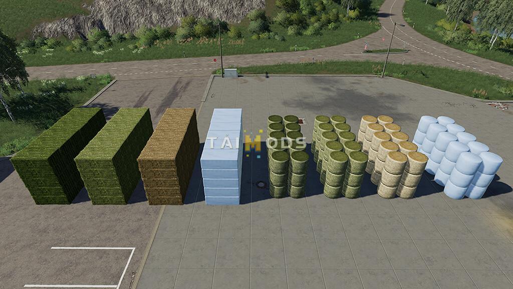 FS19 - Buyable Large Stack Of Bales V1.0 (1.7) FS19 - Buyable Large Stack Of Bales V1.0 (1.7)