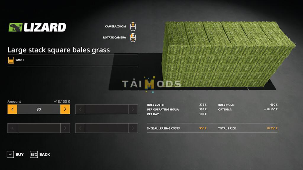 FS19 - Buyable Large Stack Of Bales V1.0 (1.7) FS19 - Buyable Large Stack Of Bales V1.0 (1.7)