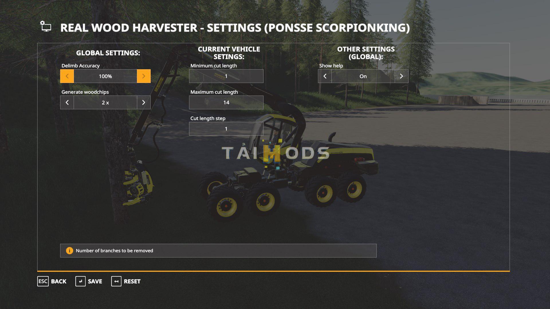 FS19 - Real Wood Harvester V1.0 (1.7) FS19 - Real Wood Harvester V1.0 (1.7)