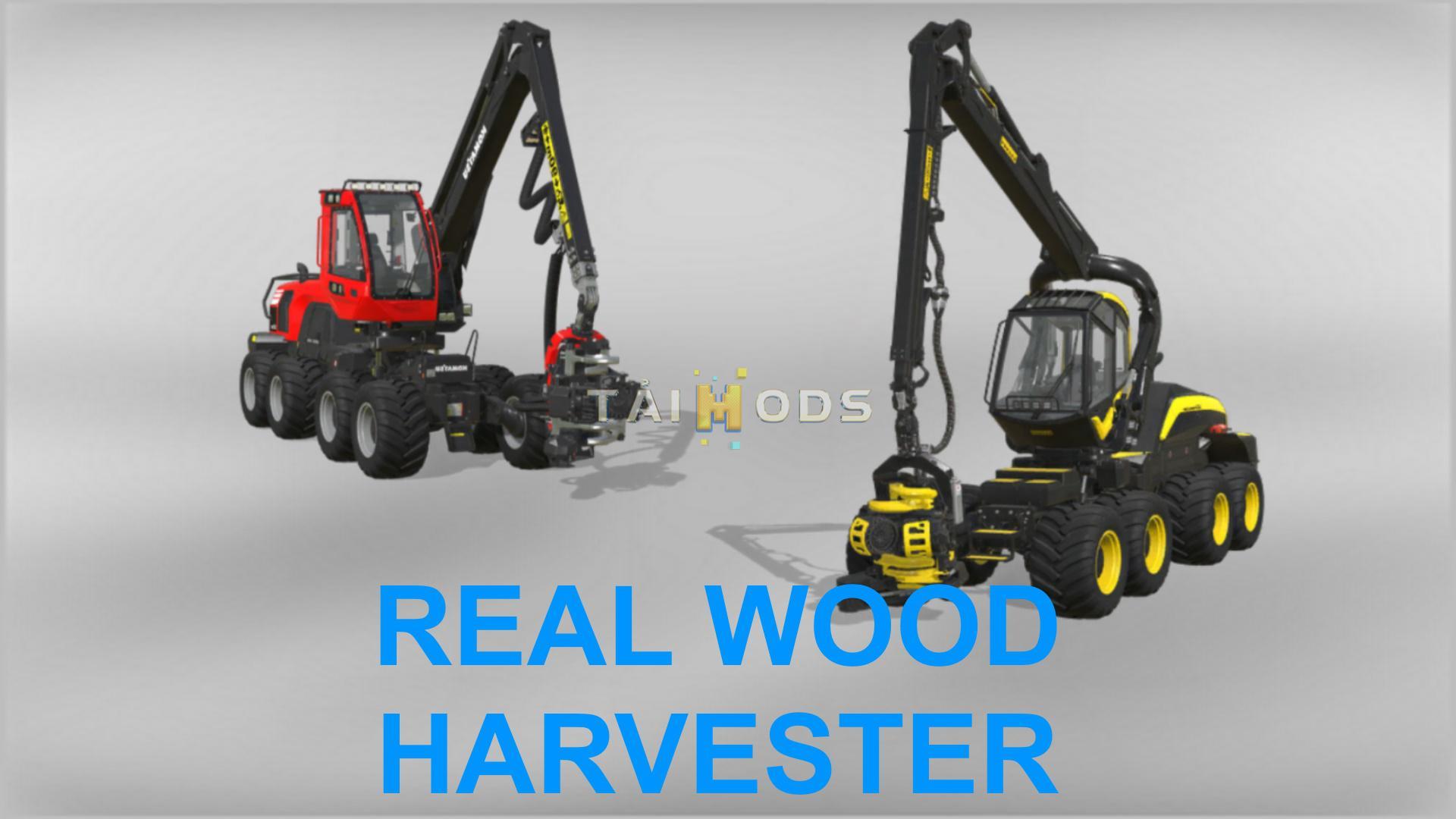 FS19 - Real Wood Harvester V1.0 (1.7) FS19 - Real Wood Harvester V1.0 (1.7)