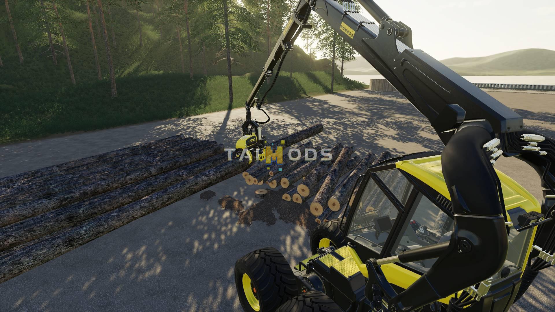 FS19 - Real Wood Harvester V1.0 (1.7) FS19 - Real Wood Harvester V1.0 (1.7)