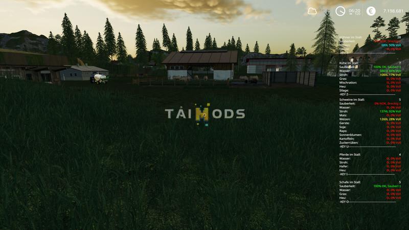 FS19 - Animals Hud V3.4.0.1 (1.7) FS19 - Animals Hud V3.4.0.1 (1.7)