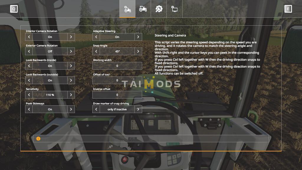 FS19 - Vehicle Control Addon V1.1 (1.7) FS19 - Vehicle Control Addon V1.1 (1.7)