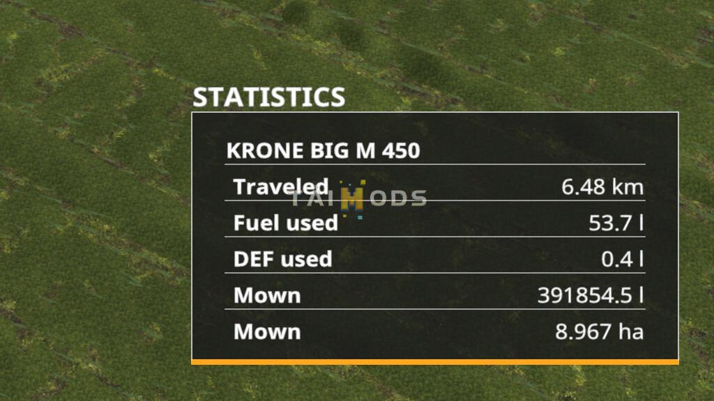 FS19 - Advanced Stats V1.0 (1.7) FS19 - Advanced Stats V1.0 (1.7)