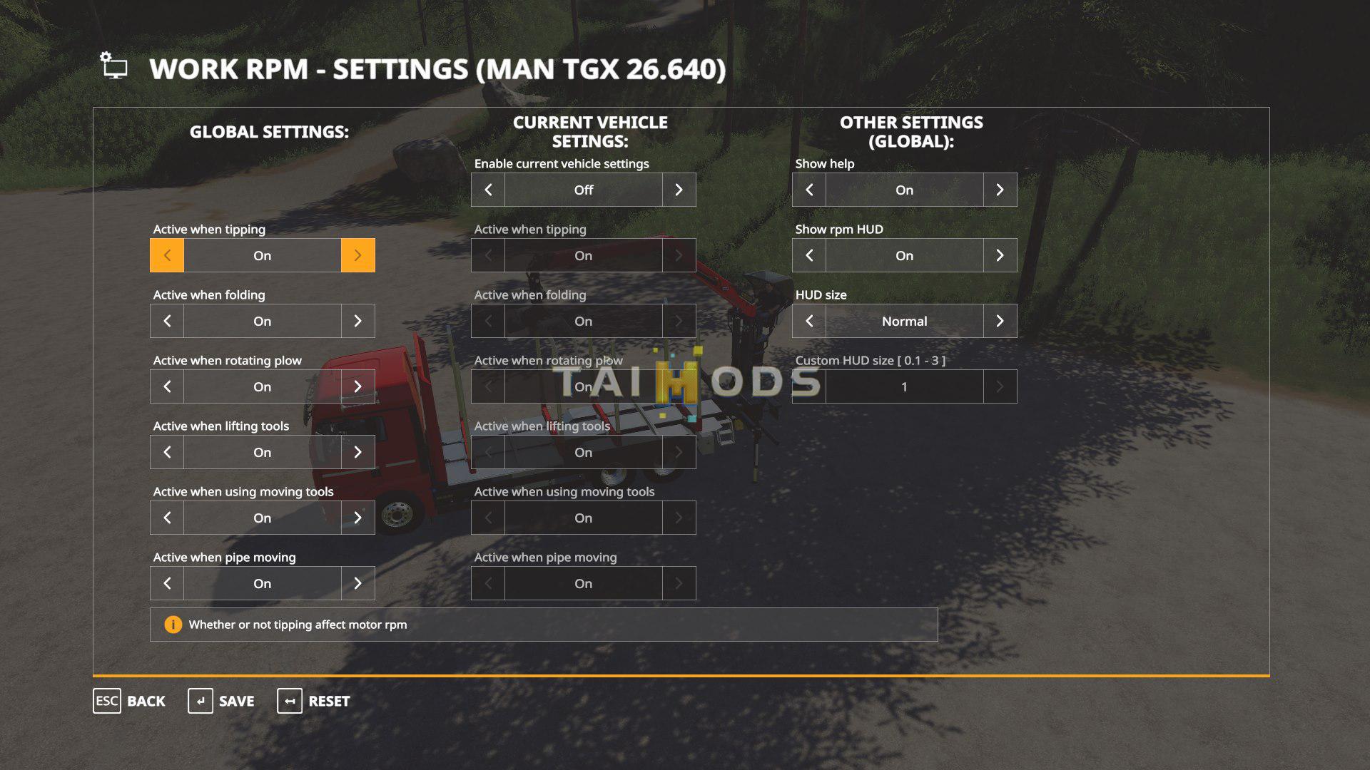 FS19 - Work RPM V1.0 (1.7) FS19 - Work RPM V1.0 (1.7)