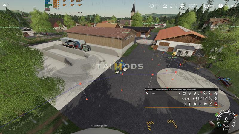 FS19 - Autodrive Course for Ellerbach 1.4 V0.8 Beta (1.6) FS19 - Autodrive Course for Ellerbach 1.4 V0.8 Beta (1.6)