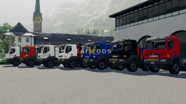 FS19 - Renault Kerax Pack V1.0 (1.7) FS19 - Renault Kerax Pack V1.0 (1.7)