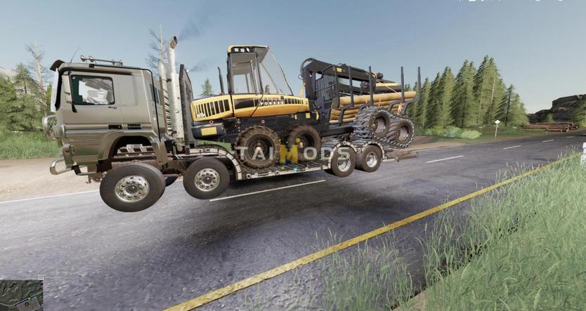 FS19 - Sisu Polar Forest Machine Transport V1.0 (1.7) FS19 - Sisu Polar Forest Machine Transport V1.0 (1.7)