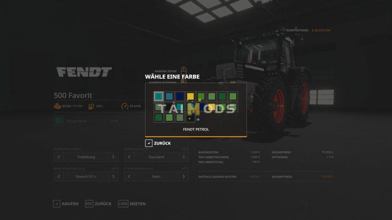 FS19 - Fendt Pack FM V2.2 (1.6) FS19 - Fendt Pack FM V2.2 (1.6)