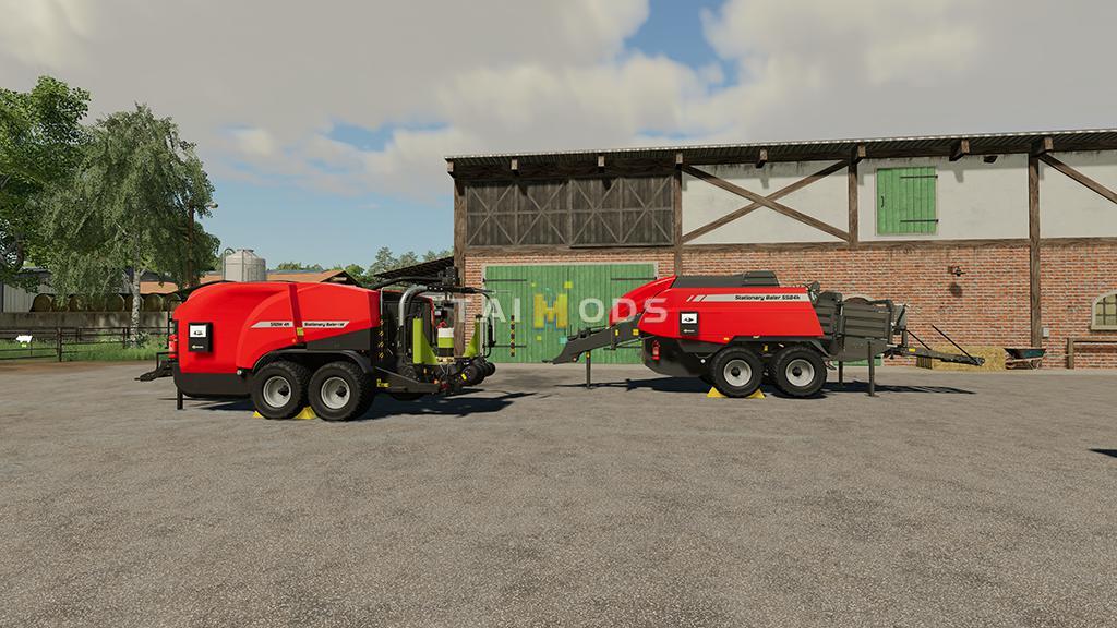 FS19 - LSFM Stationares Ballenpressen Pack V1.0 (1.6) FS19 - LSFM Stationares Ballenpressen Pack V1.0 (1.6)