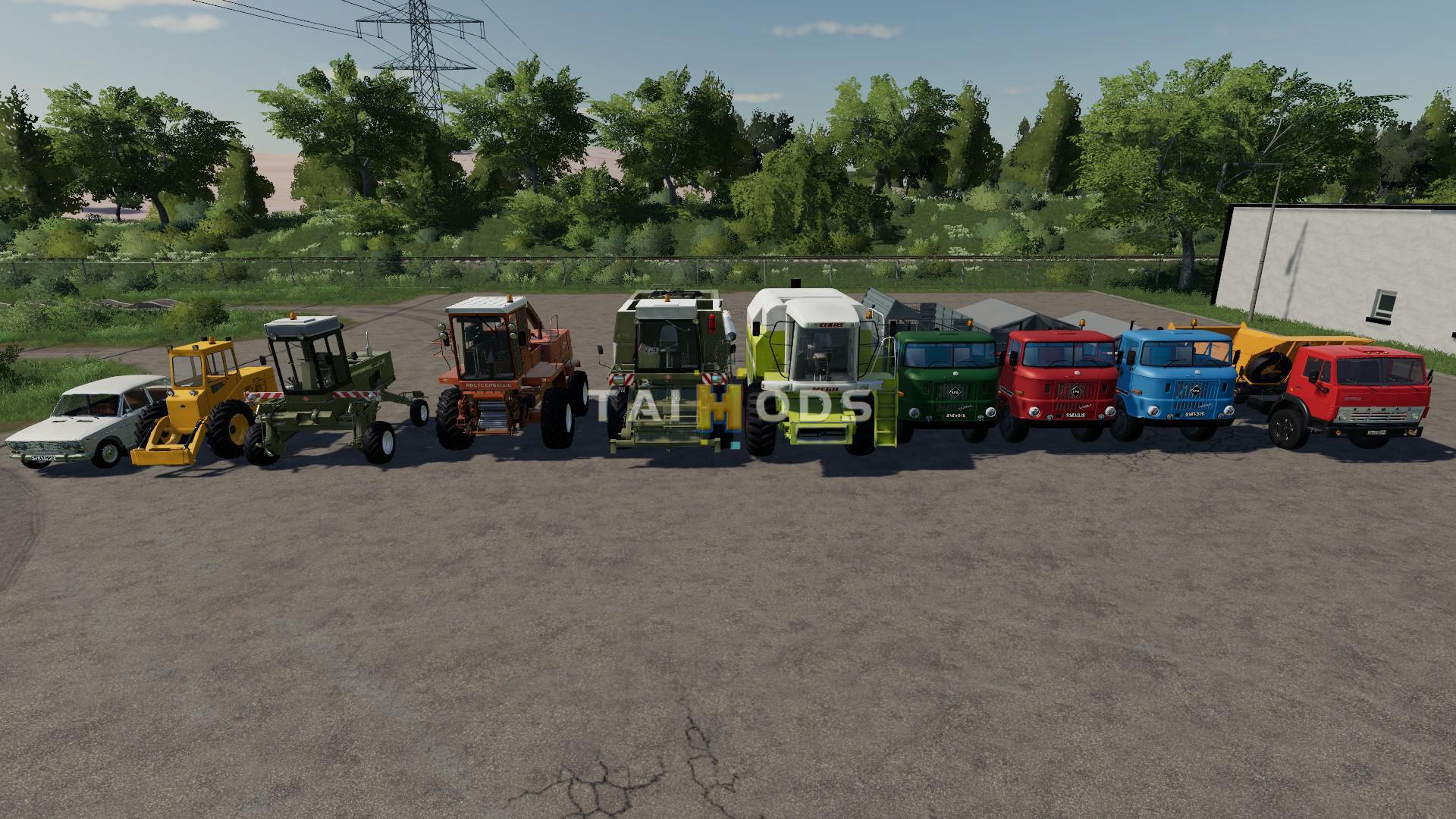 FS19 - Kharon Retro TSZ Pack V1.0 (1.6) FS19 - Kharon Retro TSZ Pack V1.0 (1.6)