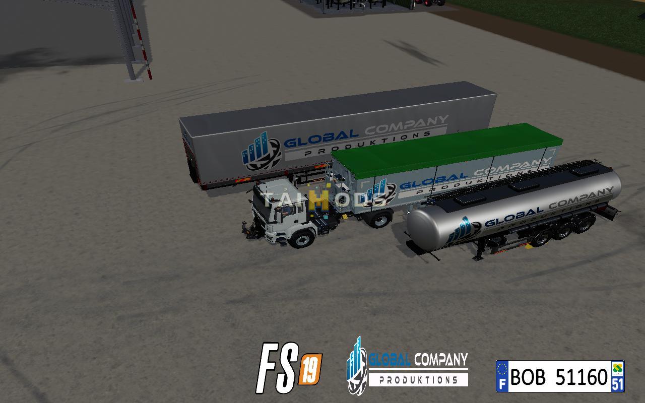 FS19 - Global Company Productions Trailers Pack V2 (1.6) FS19 - Global Company Productions Trailers Pack V2 (1.6)