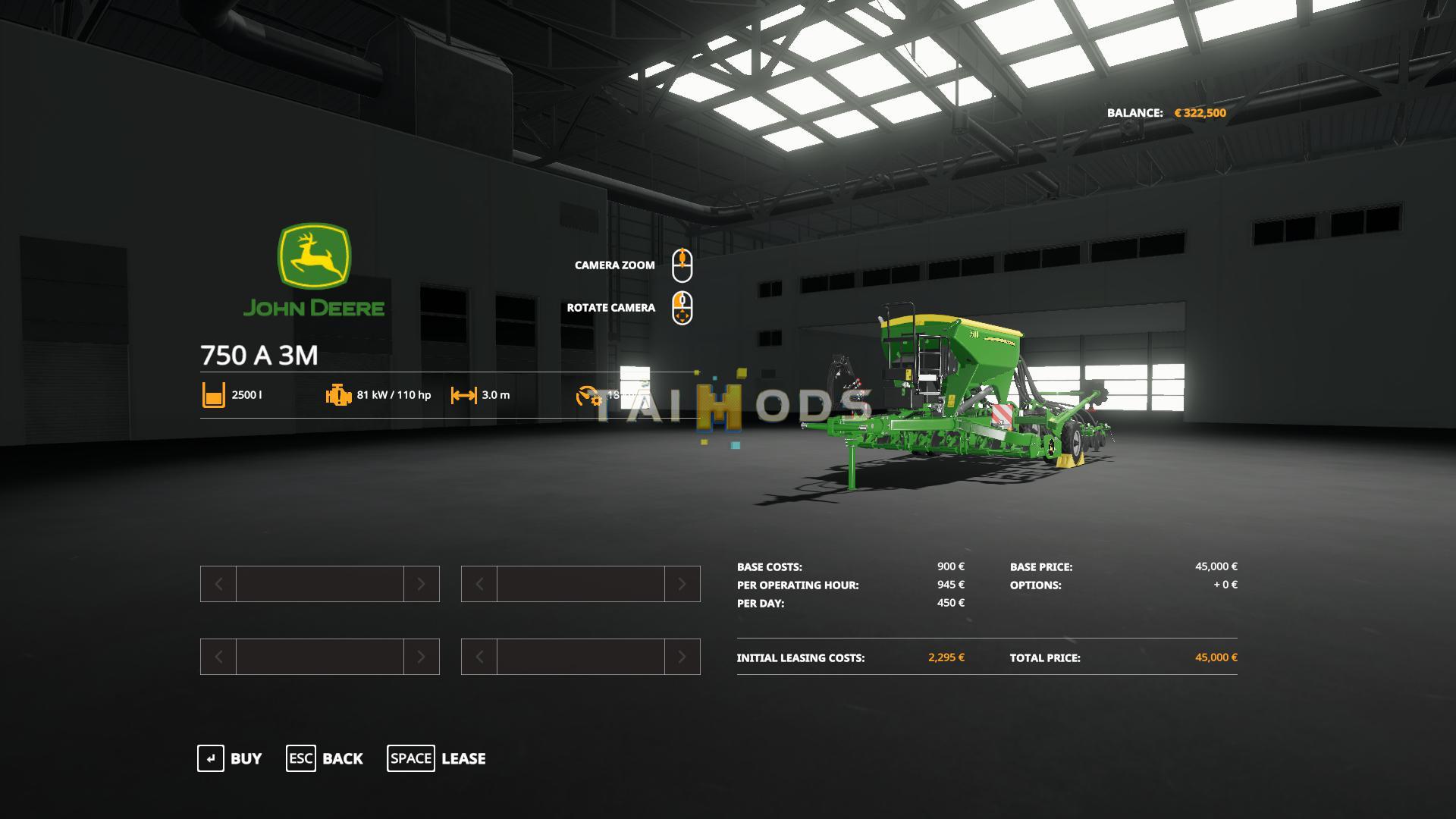 FS19 - John Deere 750A V1.0.0.1 (1.6) FS19 - John Deere 750A V1.0.0.1 (1.6)