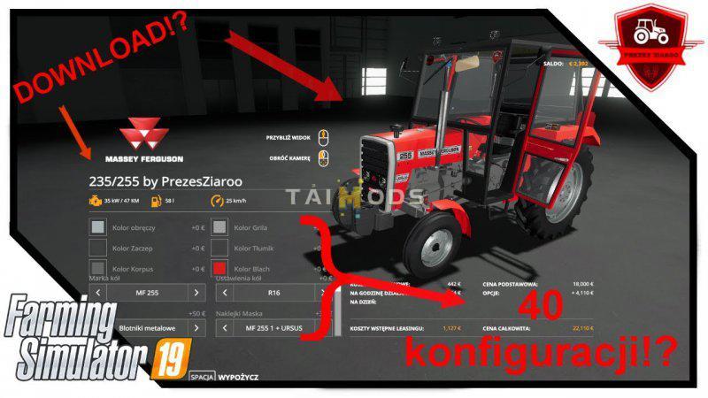 FS19 - Massey Ferguson Polish Pack V1.0 (1.5) FS19 - Massey Ferguson Polish Pack V1.0 (1.5)