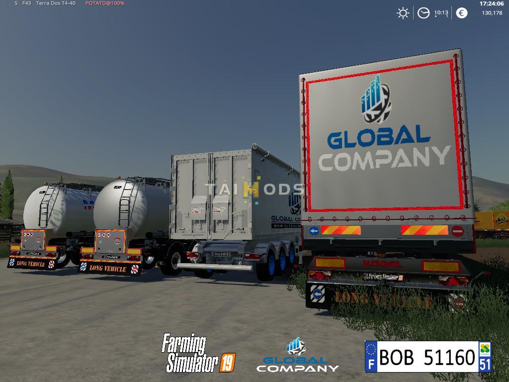 FS19 - Global Company Trailer Pack (1.5) FS19 - Global Company Trailer Pack (1.5)