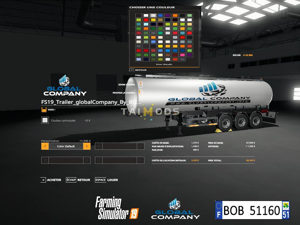 FS19 - Global Company Trailer Pack (1.5) FS19 - Global Company Trailer Pack (1.5)