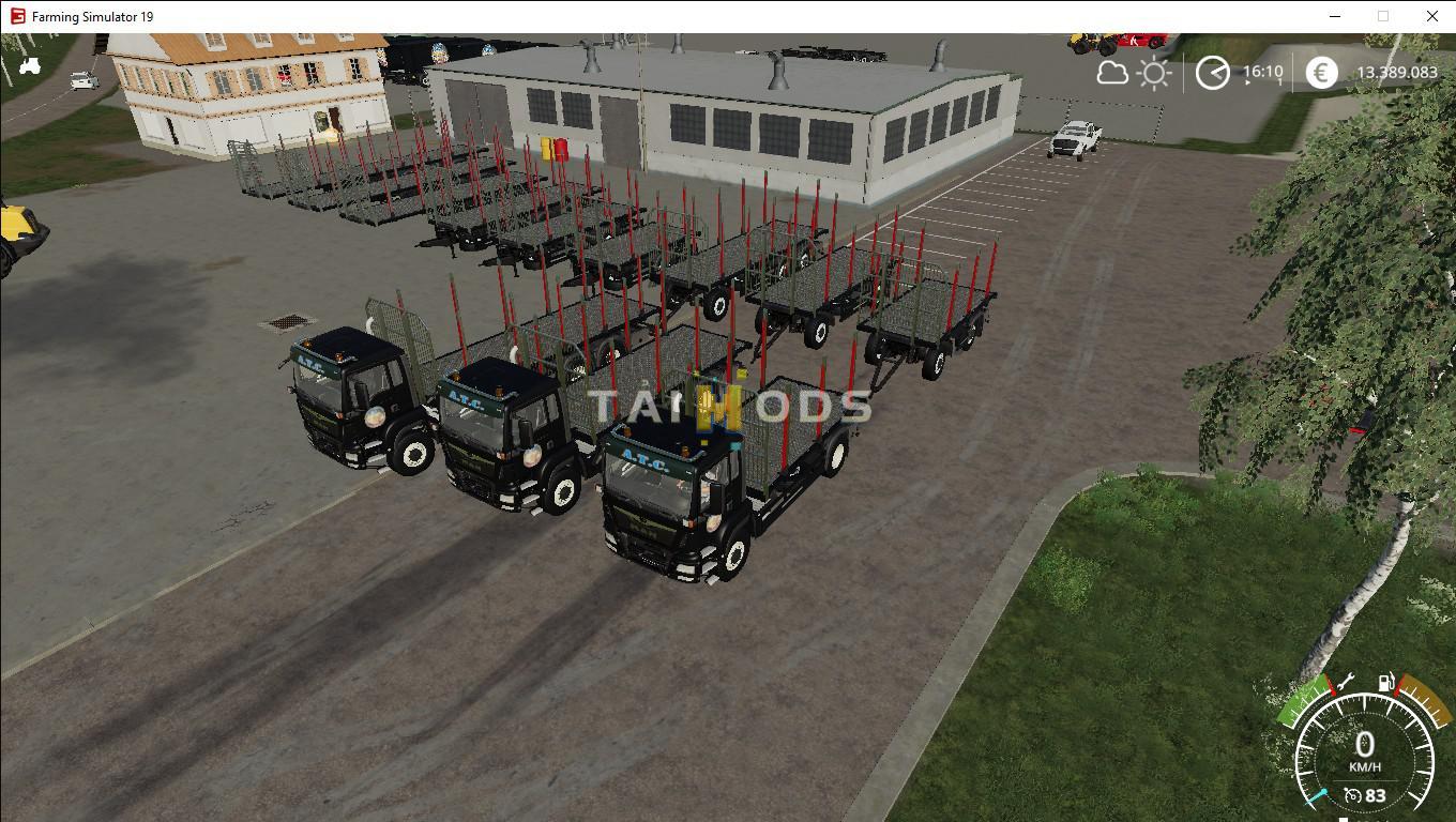 FS19 - ATC Timber Transportation Pack V1.0.1.0 (1.5) FS19 - ATC Timber Transportation Pack V1.0.1.0 (1.5)
