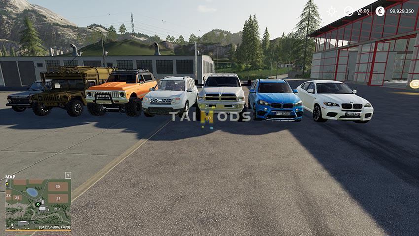 FS19 - Suv Pack V1.0 (1.5) FS19 - Suv Pack V1.0 (1.5)
