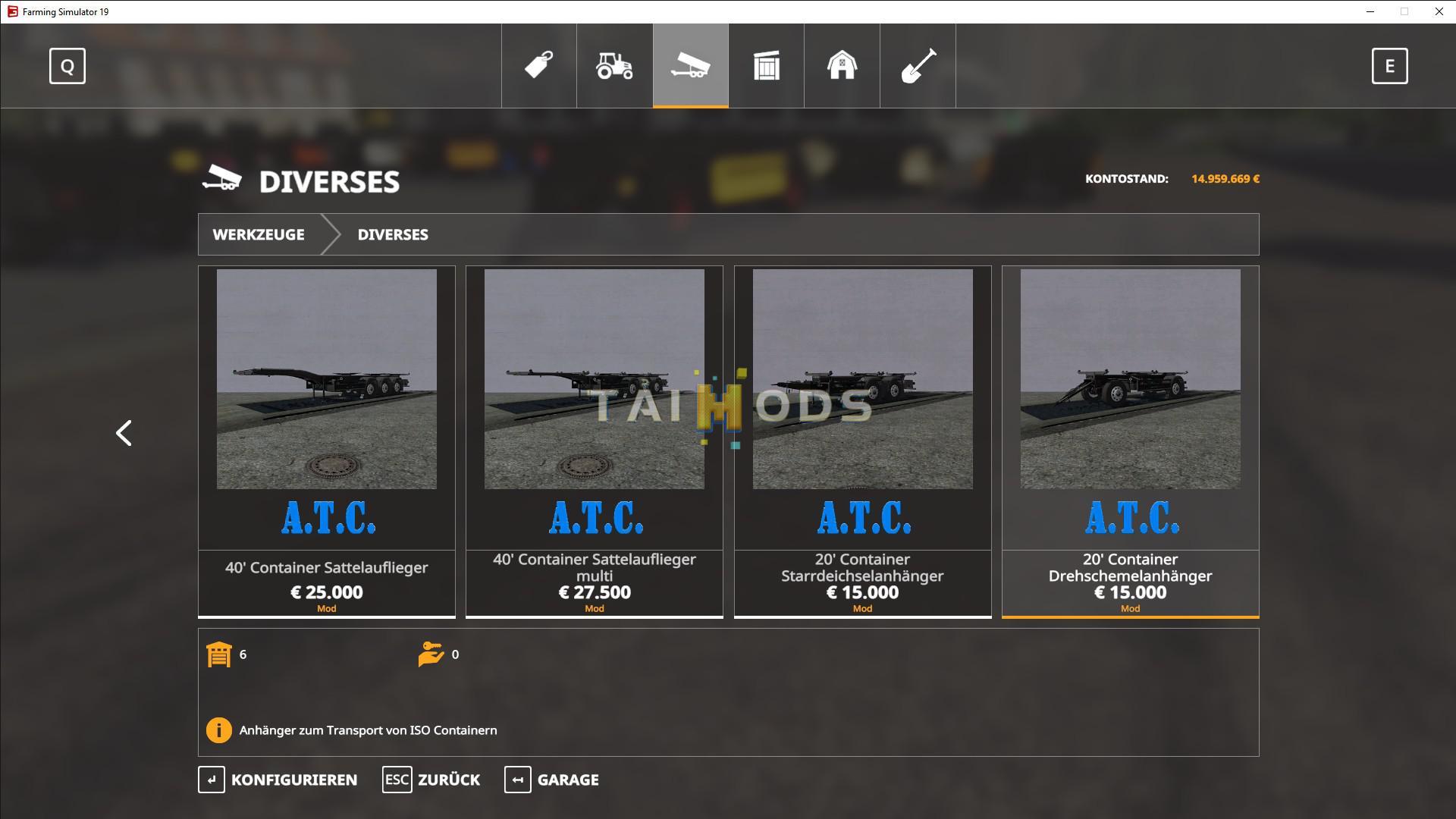 FS19 - ATC Container Transportation Pack V2.1.0.1 (1.5) FS19 - ATC Container Transportation Pack V2.1.0.1 (1.5)