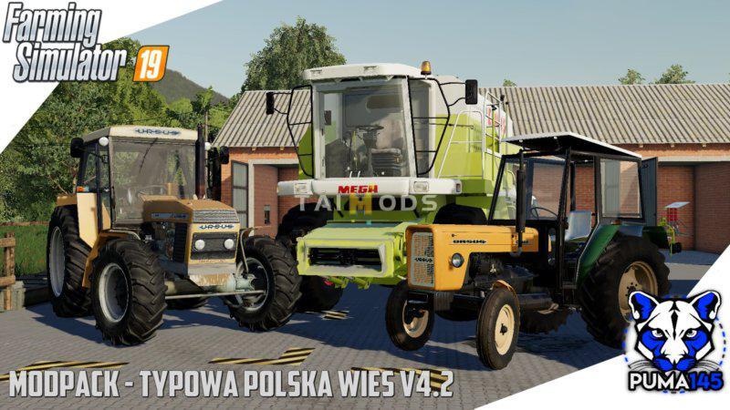 FS19 - Modpack na Typowa Polska Map v4.2 (1.4) FS19 - Modpack na Typowa Polska Map v4.2 (1.4)