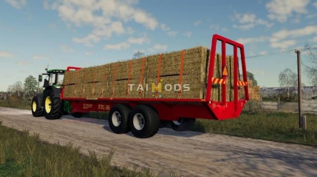 FS19 - PTS-36 Trailer V1.0 (1.7) FS19 - PTS-36 Trailer V1.0 (1.7)