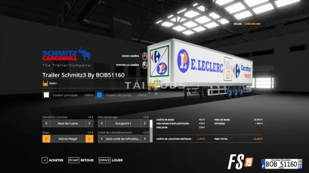 FS19 - Schmitz Trailer 3 V4.0 (1.7) FS19 - Schmitz Trailer 3 V4.0 (1.7)