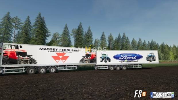 FS19 - Schmitz Trailer4 V1.0 (1.7) FS19 - Schmitz Trailer4 V1.0 (1.7)