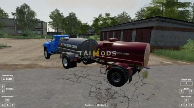 FS19 - Barrel Semi-Trailer V1.0 (1.7) FS19 - Barrel Semi-Trailer V1.0 (1.7)