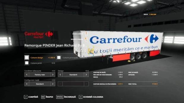 FS19 - Carrefour Trailer V1.0 (1.7)