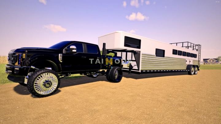 FS19 - Horse Trailer Custom V1.0 (1.7) FS19 - Horse Trailer Custom V1.0 (1.7)
