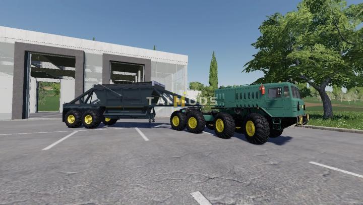 FS19 - Maz Trailer V1.0 (1.7) FS19 - Maz Trailer V1.0 (1.7)