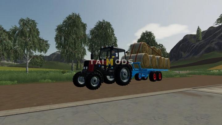 FS19 - T088 Bale Trailer V1.1 (1.7) FS19 - T088 Bale Trailer V1.1 (1.7)