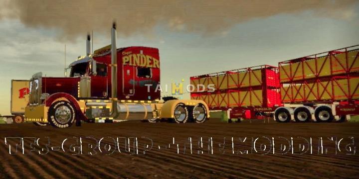 FS19 - Rytrans Cattle Trailer Pinder V2.0 (1.7)