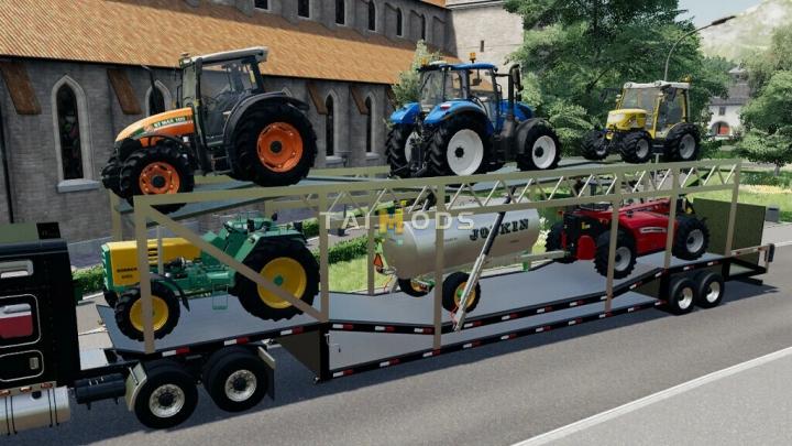 FS19 - Car Transport Trailer V1.0.0.1 (1.7) FS19 - Car Transport Trailer V1.0.0.1 (1.7)